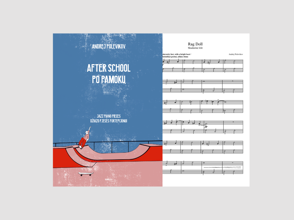 „Po pamokų“ – Andrej Polevikov džiazo pjesių rinkinys pradedantiesiems