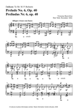 Prelude No. 6, Op. 40