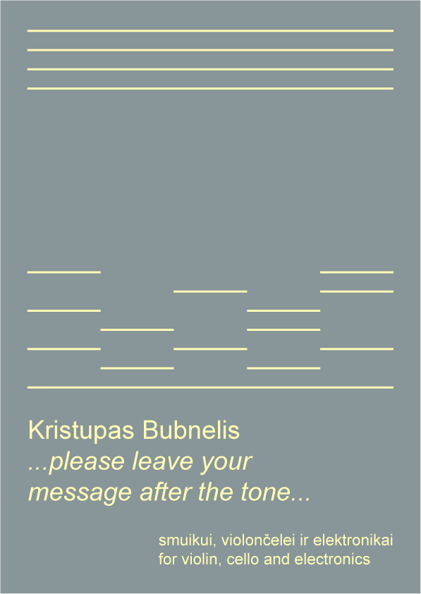 Please leave your message after the tone – Music Lithuania